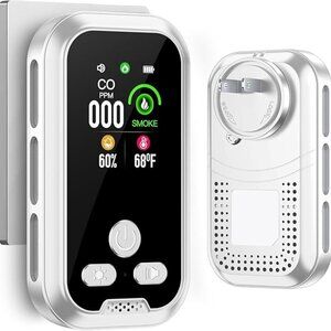 Plug in 4-in-1 Smoke & Carbon Monoxide Detector